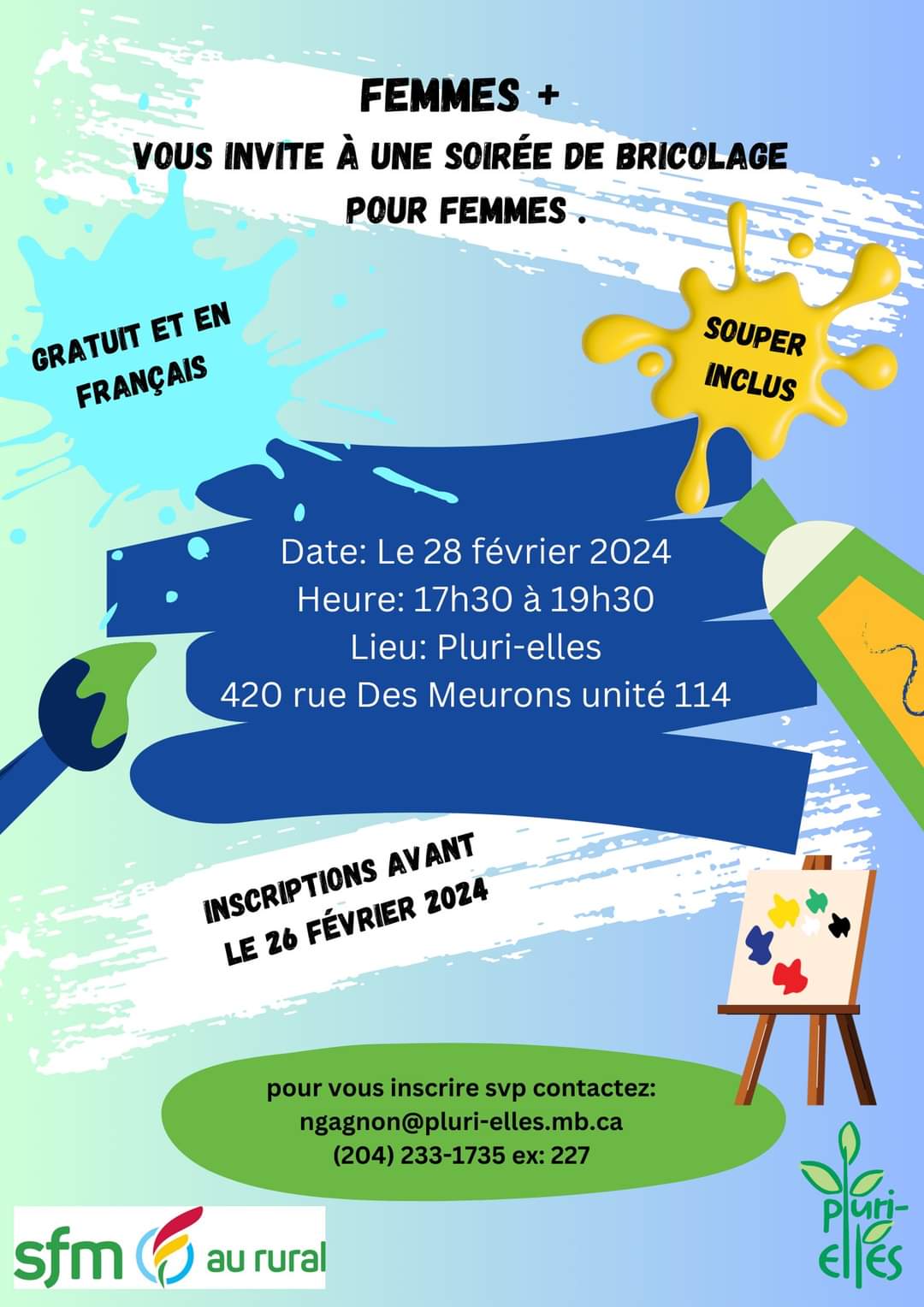 Femmes + Soirée Bricolage