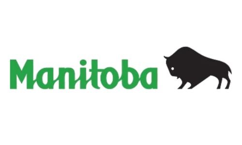 Logo officiel du gouvernement du Manitoba, partenaire financier des services et ateliers emploi de Pluri-elles.