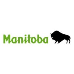 Logo du Gouvernement du Manitoba, partenaire institutionnel de Pluri-elles pour les services aux francophones.