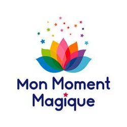 Logo de Mon Moment Magique, partenaire de Pluri-elles pour les ateliers bien-être au Manitoba.