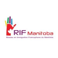 Logo du RIF Manitoba, partenaire de Pluri-elles pour l'accueil et l'intégration des nouveaux arrivants francophones.